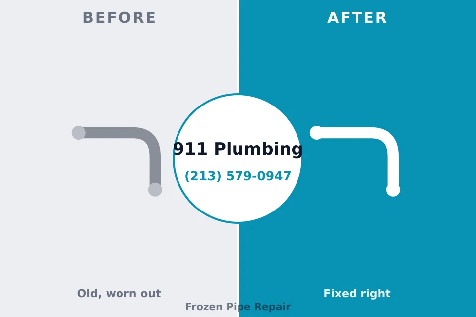 Before and after: plumbing company Temperance, MI